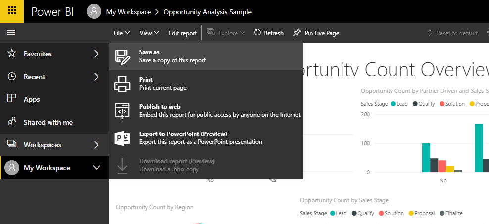 Power BI report window - Default Page in Publish to web from Power BI