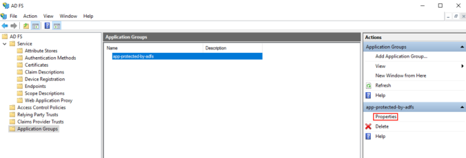 ADFS with properties