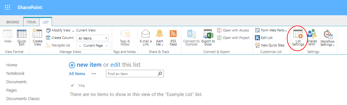 how to delete a list in sharepoint site