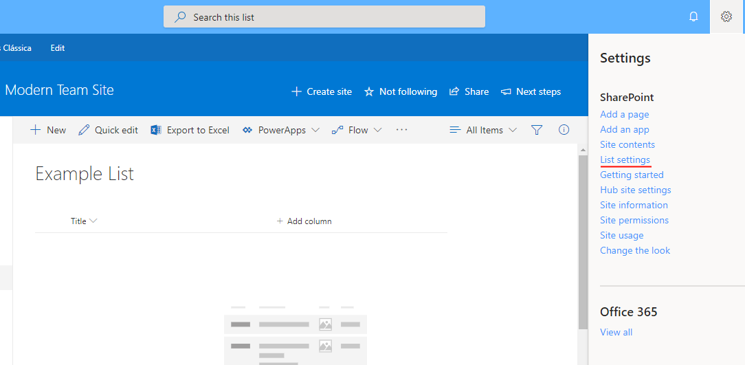 how to delete a list in sharepoint