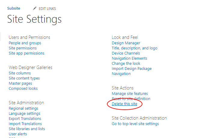 Delete that site - How to delete a SharePoint site