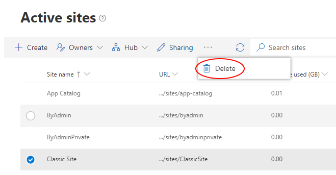 How to delete a SharePoint Site Collection - Deleting a site collection