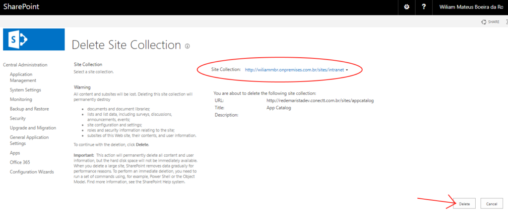 How to delete a SharePoint Site Collection - Deleting SharePoint On-Premises Site Collection