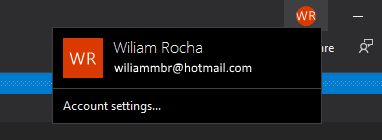 Account settings - Manage accounts in Visual Studio 2019