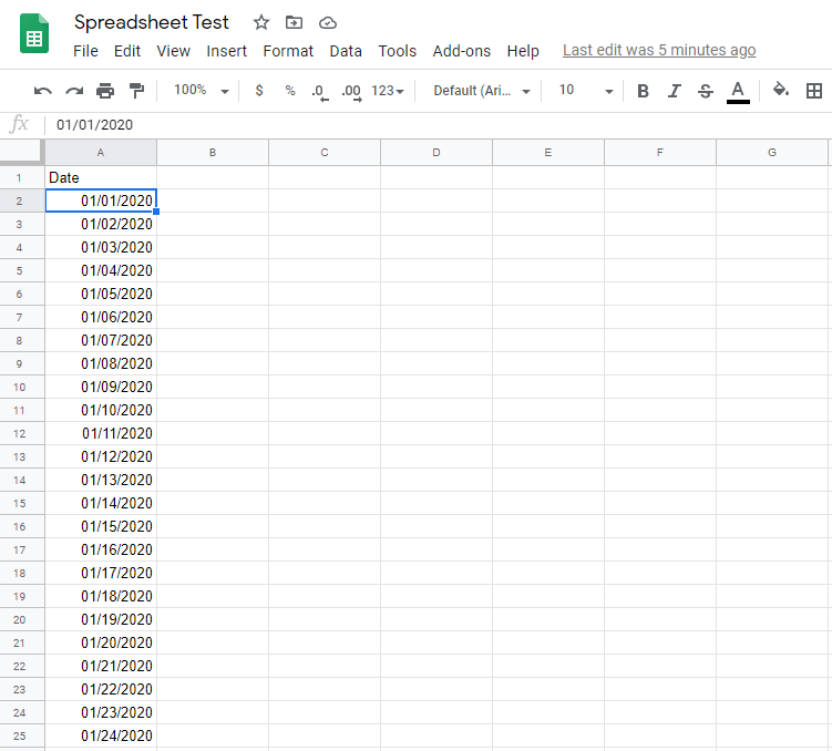 TODAY: Google Sheets Function - How to get the Current Date