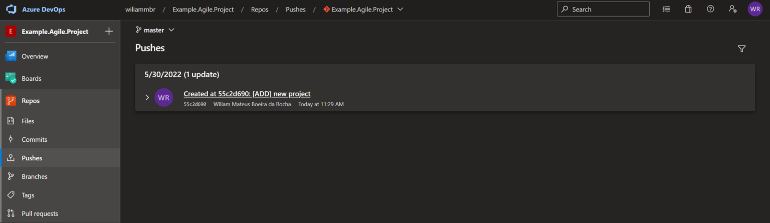 Repos menu in Azure DevOps – wiliammbr's blog